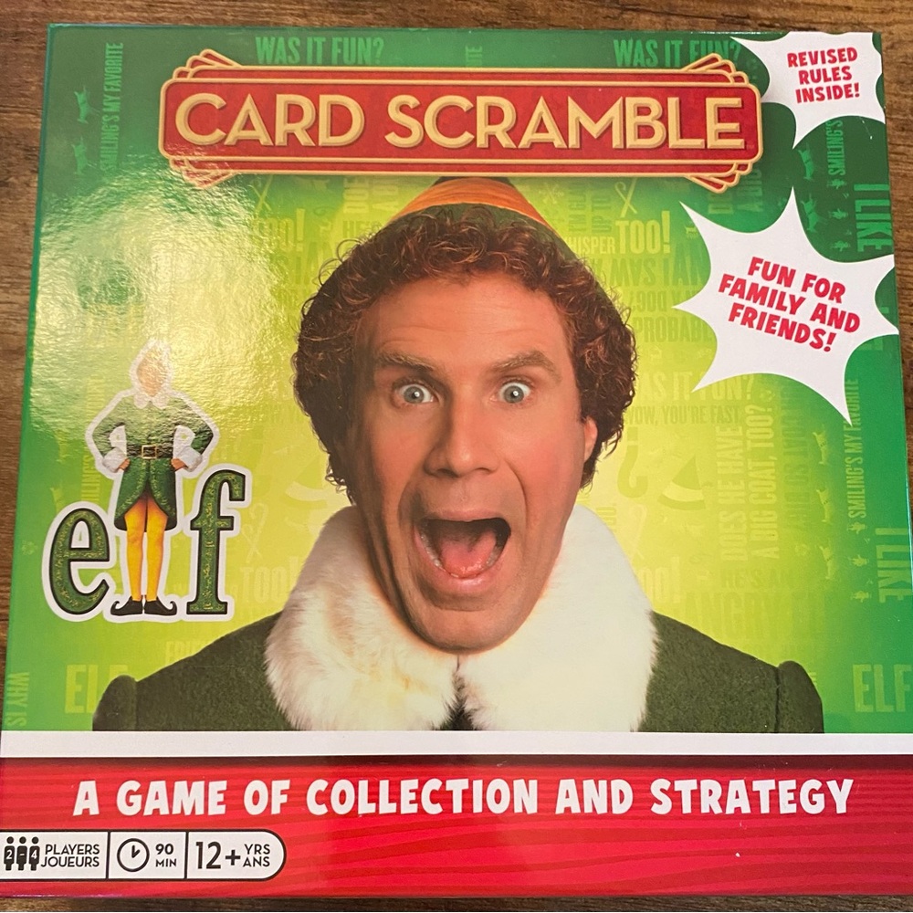 Elf Card Scramble game